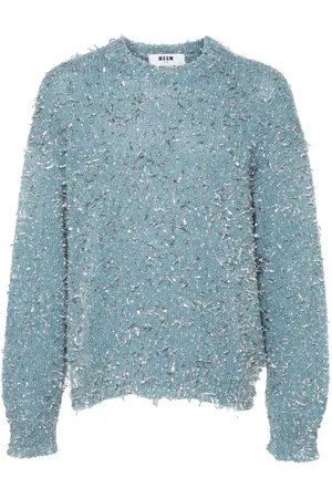 Msgm Foil-embellished sweater