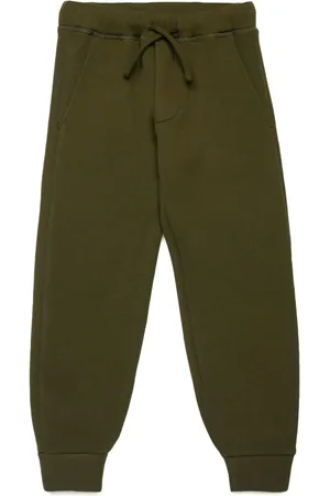 Dsquared2 Tapered-leg cotton track pants