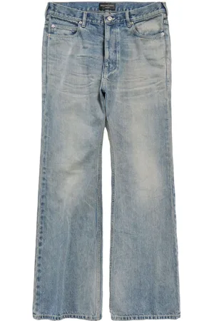 Balenciaga Mid-wash flared jeans