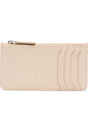 Marni Logo-embroidered cardholder
