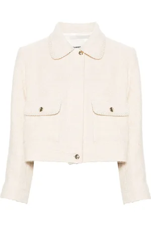 Sandro Embossed-buttons jacket
