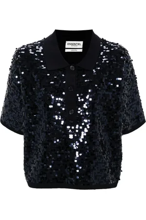 Essentiel Antwerp Glitz polo top