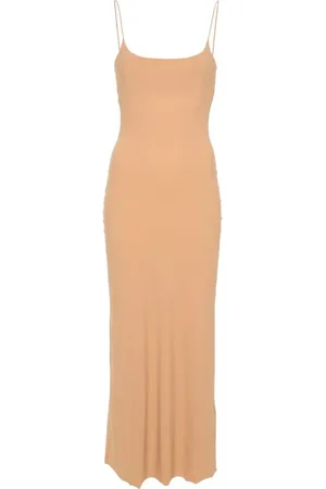 Maison Margiela Numbers-motif maxi dress