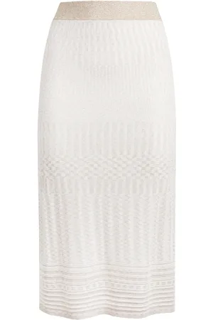 Missoni Multi-process lamé midi skirt
