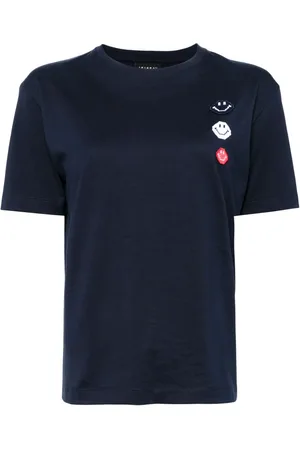 JOSHUA SANDERS Slogan-print cotton T-shirt