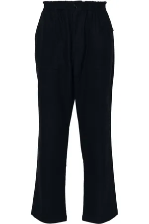 JOSHUA SANDERS Smiley face-embroidered trousers