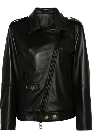 Elisabetta Franchi Oversized biker jacket