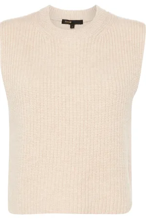 Maje Sleeveless wool sweater