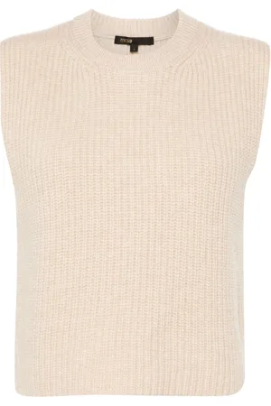 Maje Sleeveless wool sweater