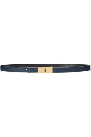 Ralph Lauren Box-buckle leather belt