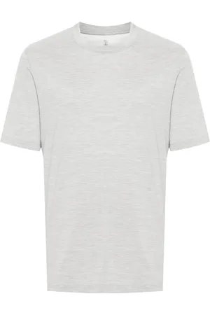 Brunello Cucinelli M??lange-effect T-shirt
