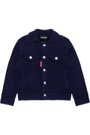 Dsquared2 Spread-collar button-up jacket