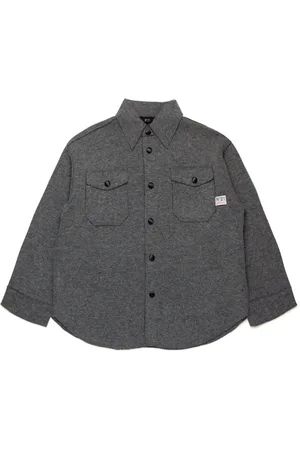 Nº21 Logo-patch long-sleeve shirt