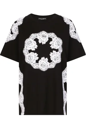 Dolce & Gabbana Floral lace T-shirt