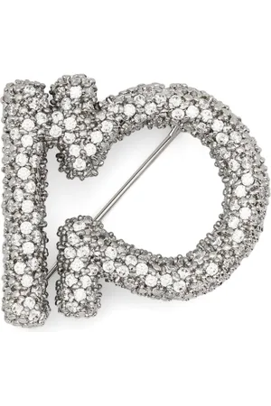 Jil Sander Omega-shaped brooch