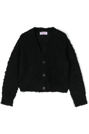 PUCCI Junior Onde-print cardigan