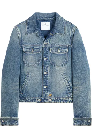 Courrèges Logo-patch denim jacket