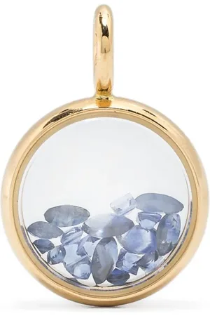 Aurélie Bidermann 18kt Mini Chivor sapphire pendant