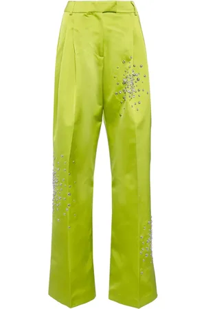 Des Phemmes Sequin-crystal-embellished top