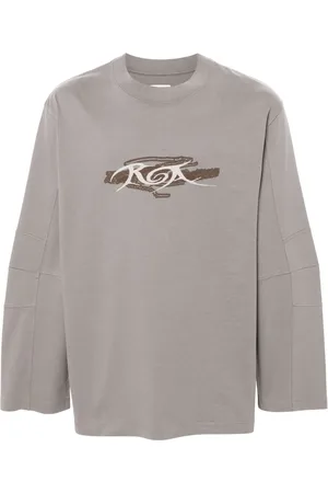 ROA Long-sleeve graphic-print T-shirt