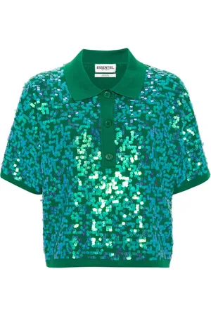 Essentiel Antwerp Glitz polo top