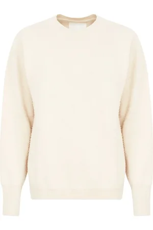 Maison Margiela Crew-neck cashmere-cotton jumper