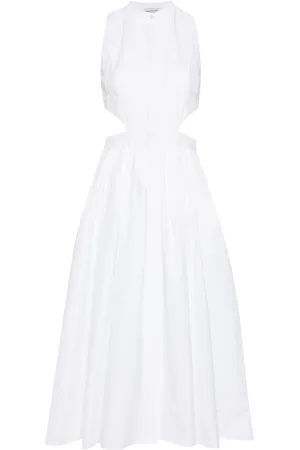 Alexander McQueen Cut-out midi dress
