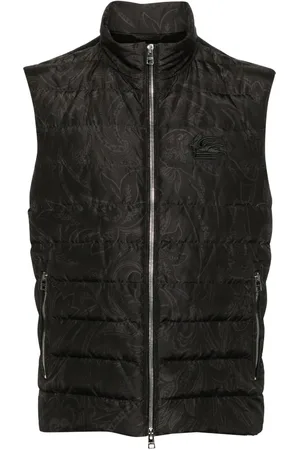 Etro Paisley-print padded waistcoat