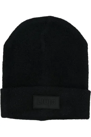 Liu Jo Appliqu??-logo beanie hat