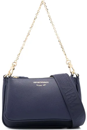 Emporio Armani Deer-print double mini bag