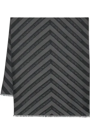 Emporio Armani Chevron-jacquard scarf