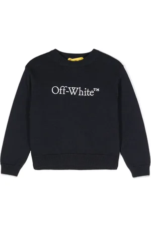 OFF-WHITE Embroidered-logo jumper