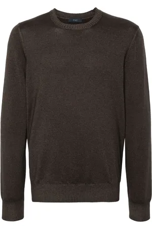 FAY Logo-embroidered sweater