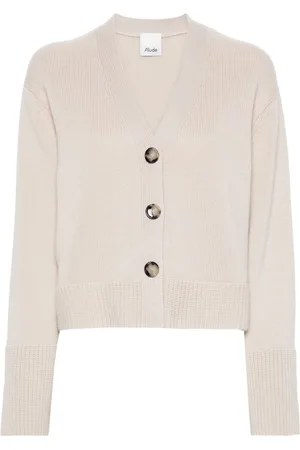 Allude V-neck cashmere cardigan