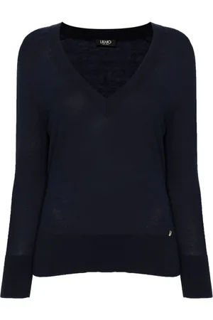 Liu Jo Logo-appliqué sweater