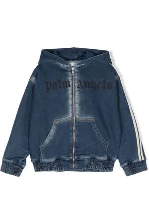 Palm Angels Denim track jacket