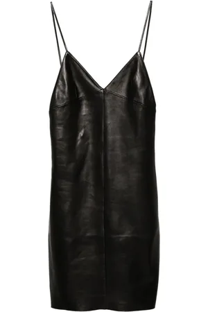 Saint Laurent Backless slip dress
