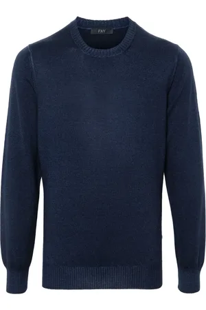 FAY Logo-embroidered sweater