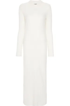 Jil Sander Layered wool midi dress
