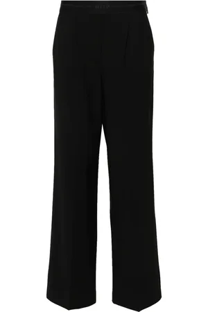 Msgm Logo-waistband tailored trousers