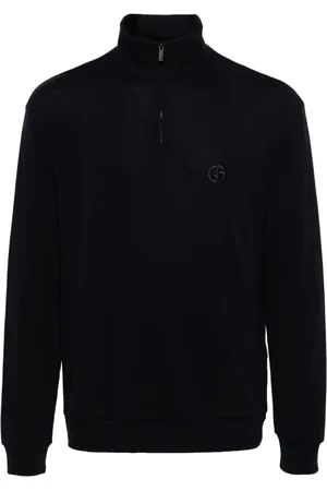 Giorgio Armani Logo-embroidered sweater