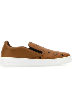 MCM Logo-print slip-on sneakers