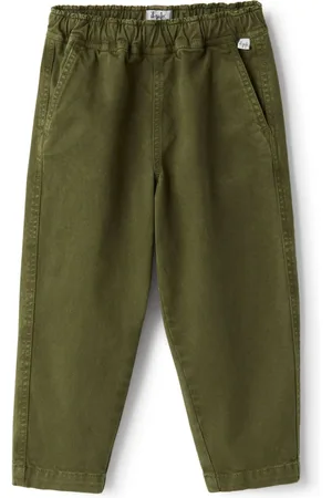 Il gufo Cotton tapered trousers