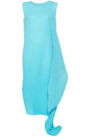 Issey Miyake Wrapped Pleats maxi dress