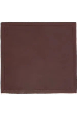 Victoria Beckham Logo-debossed leather scarf