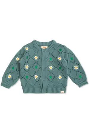 Tiny Cottons Stars and Flowers cardigan