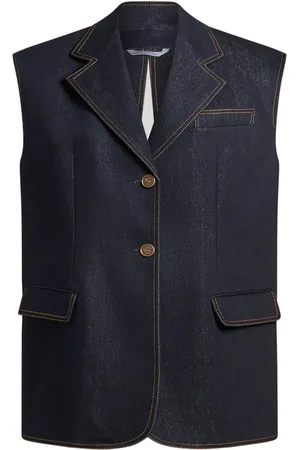 Etro Lurex denim vest