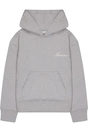 LANEUS Logo-embroidered hoodie