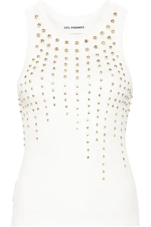 Des Phemmes Cold-Dye tank top