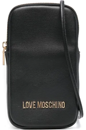Moschino Logo-lettering phone case